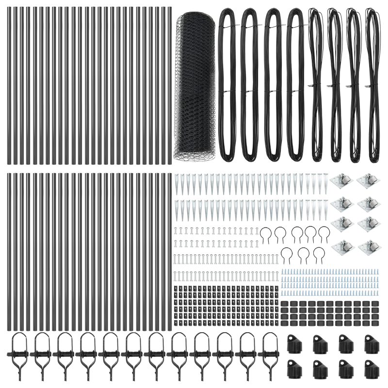 Hexagon-Zaun Grau 0,8x100 m Stahl