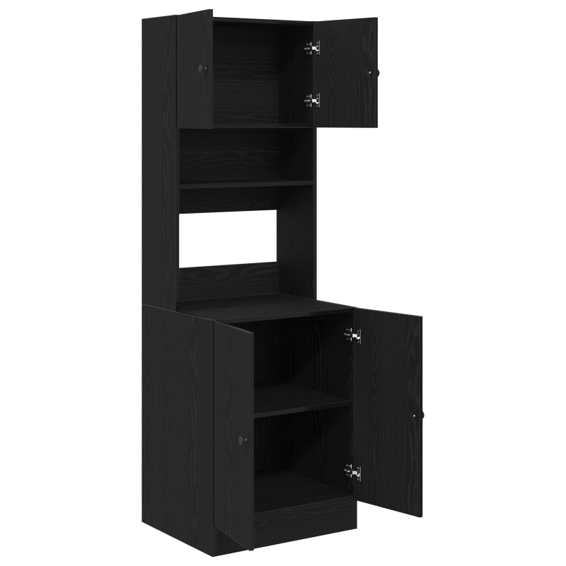 Küchenschrank Schwarze Eiche 60x50x180 cm Holzwerkstoff