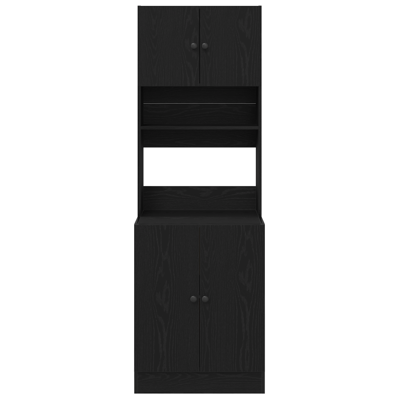 Küchenschrank Schwarze Eiche 60x50x180 cm Holzwerkstoff