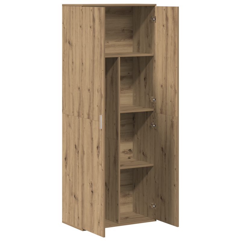 Highboard Artisan Eiche 70x35x180 cm Holzwerkstoff