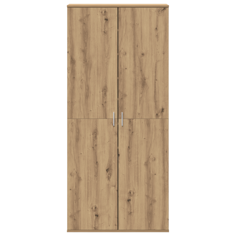 Highboard Kunsthandwerk-Eiche 80x39x178 cm Holzwerkstoff