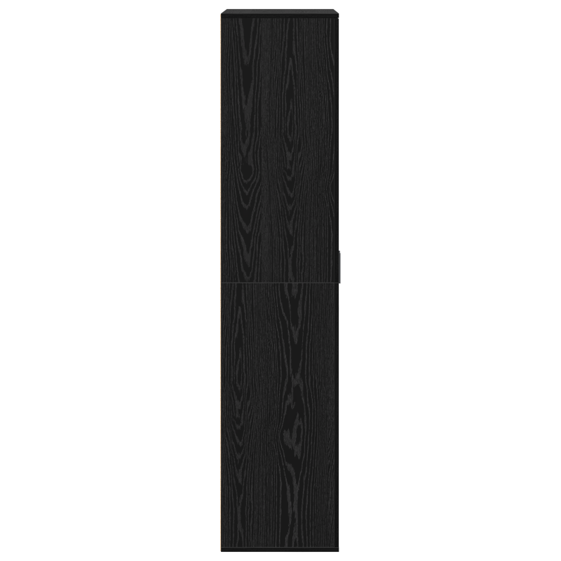 Hochboard Schwarze Eiche 80x39x178 cm Holzwerkstoff