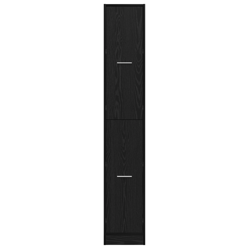 Apotheker-Schrank Schwarze Eiche 30x41x174,5 cm Spanplatte
