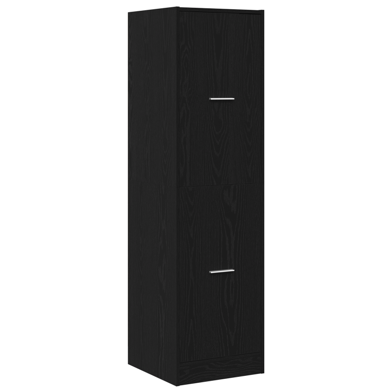 Apotheker-Schrank Schwarzes Eichenholz 40x41x144,5 cm Holzwerkstoff