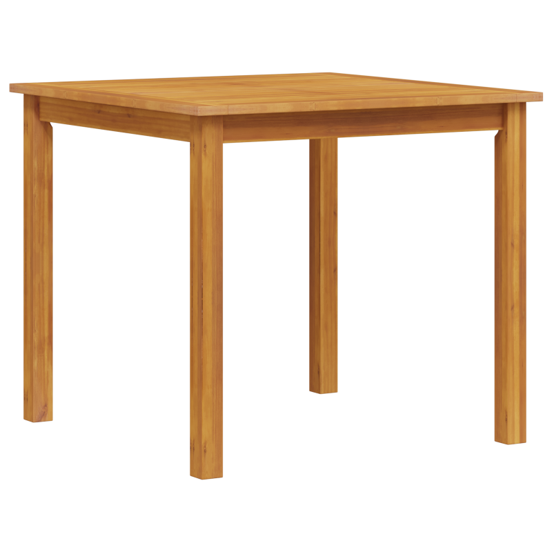 5-teiliges Garten Esstischset aus massivem Akazienholz