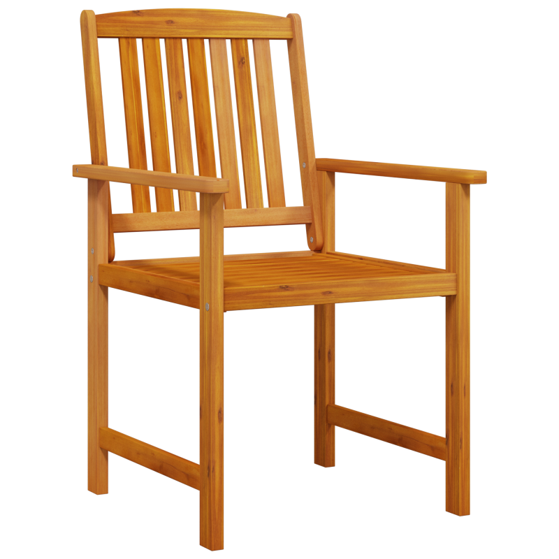 3-teiliges Garten-Dining-Set aus massivem Akazienholz