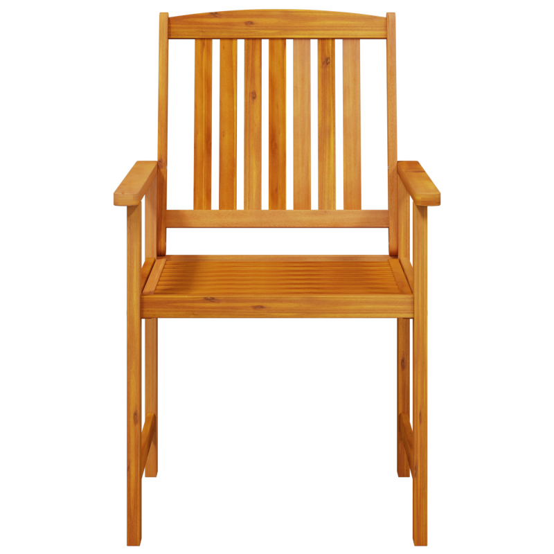 3-teiliges Garten-Dining-Set aus massivem Akazienholz