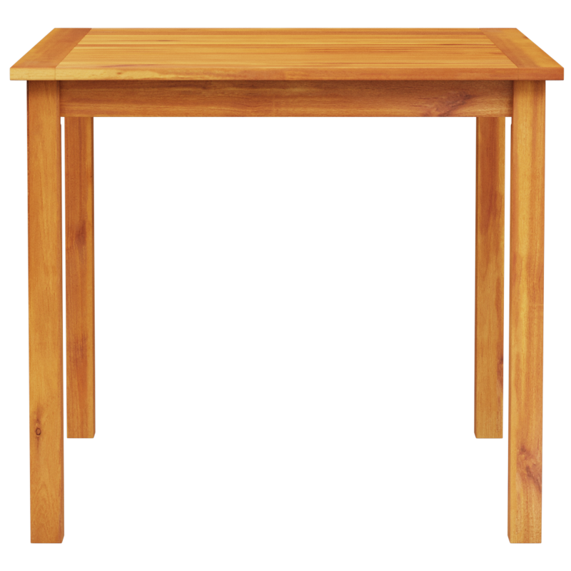 3-teiliges Garten-Dining-Set aus massivem Akazienholz