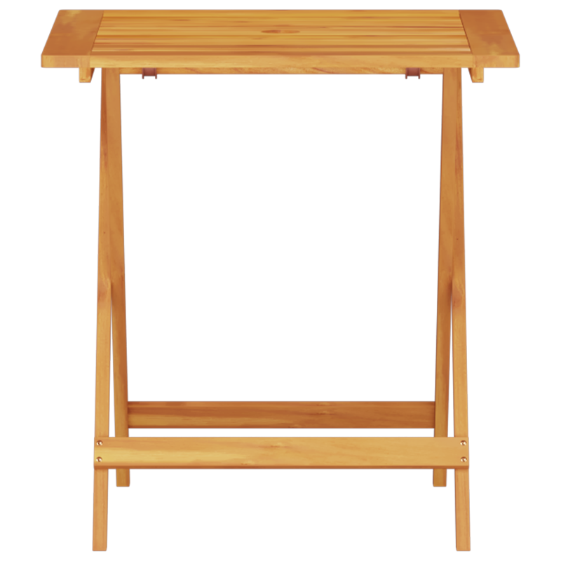 3-teiliges Faltbistro-Set aus massivem Akazienholz