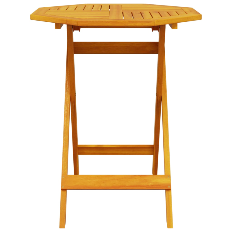 3-teiliges Faltbistroset aus massivem Akazienholz