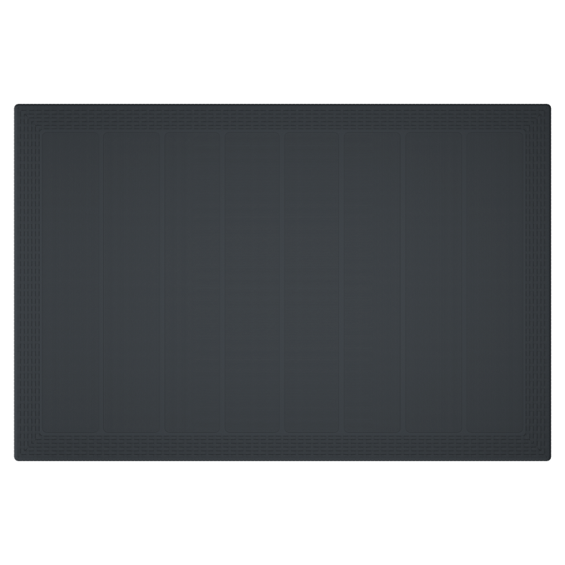 7-teiliges Garten EssSet mit Kissen Anthrazit Poly-Rattan