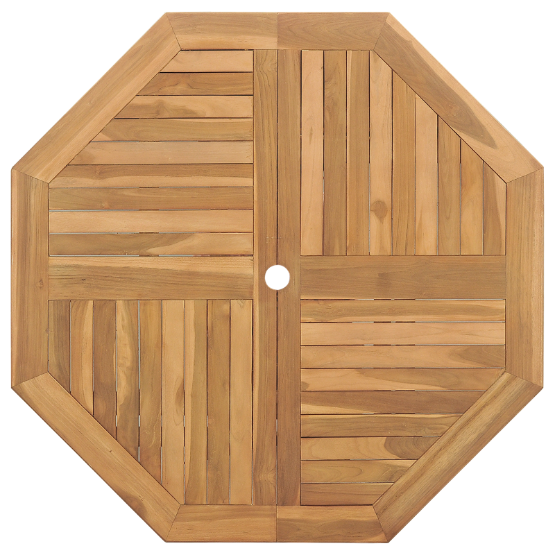 5-teiliges Garten Esstisch Set Massivholz Teak