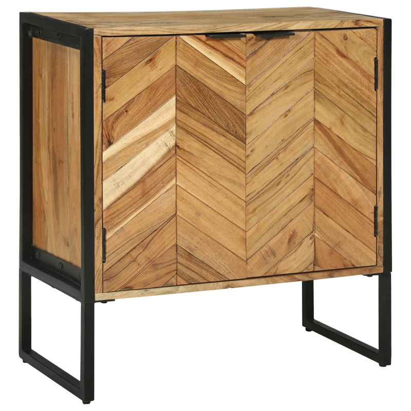 Sideboard 70x35x75 cm Massivholz Akazie