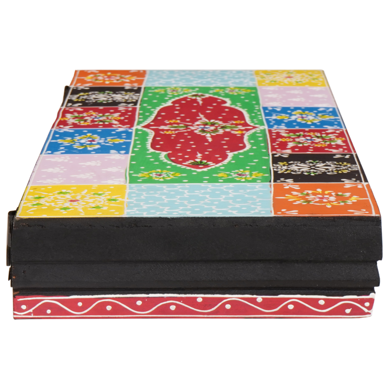 3-teiliges Wandregal-Set 100x20x6 cm aus Mangoholz