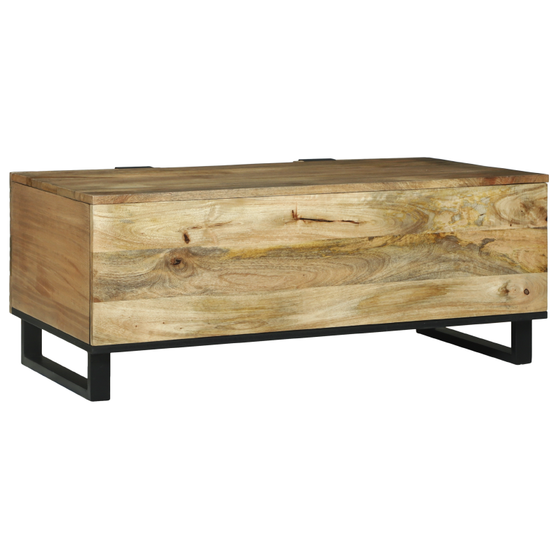 Couchtisch 100x54x40 cm aus massivem Mango Holz