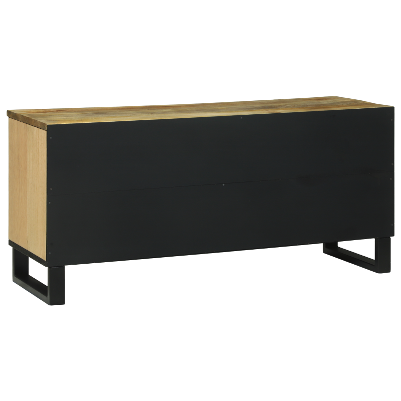 Fernsehspeicher 100x33.5x46 cm Massivholz Mango