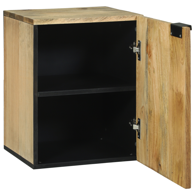 Badezimmerschrank 38x33.5x48 cm Massivholz Mango & Holzwerkstoffe