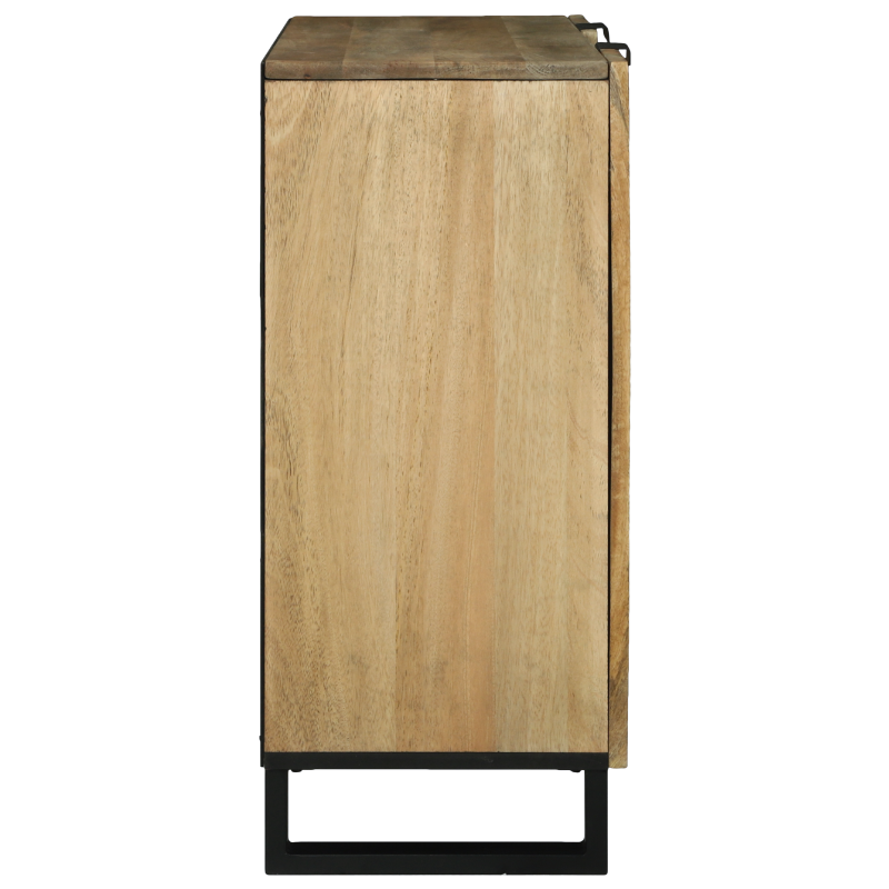 Sideboard 90x33.5x75 cm Massivholz Mango