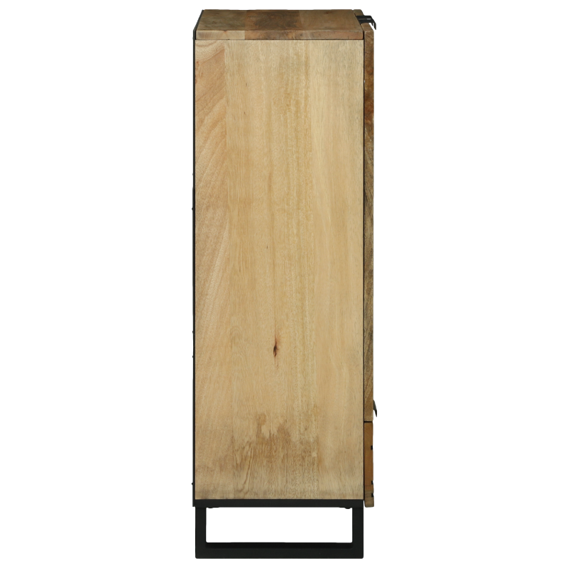 Highboard 60x33.5x100 cm Massivholz Mango