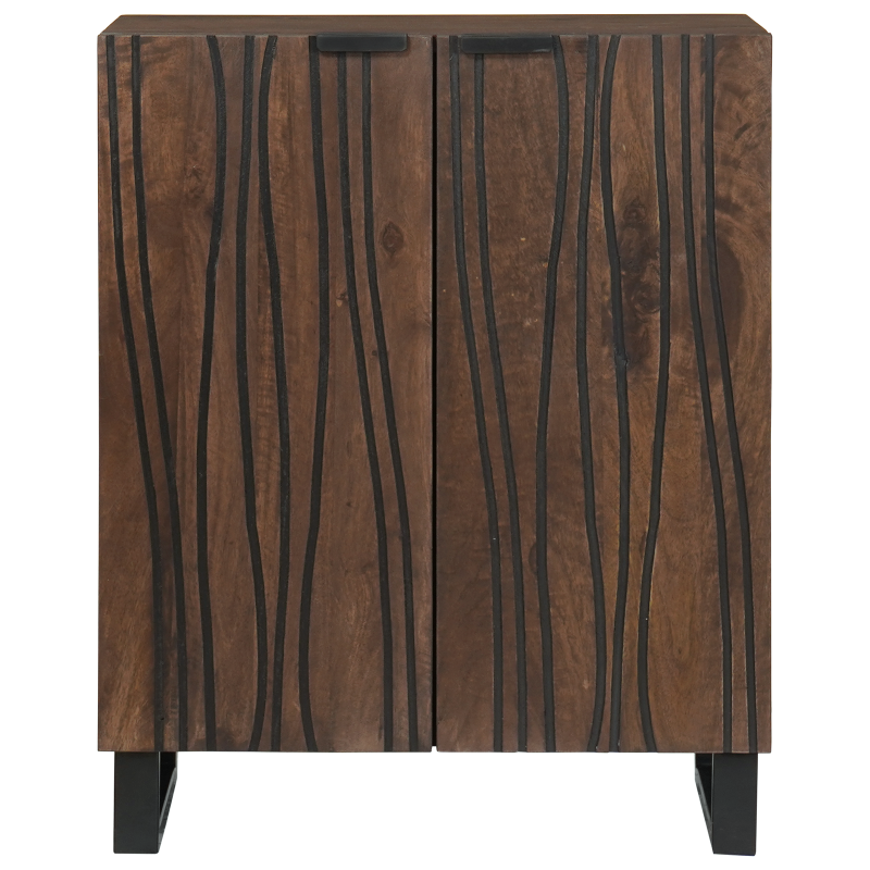 Sideboard 60x33,5x75 cm Massivholz Mango