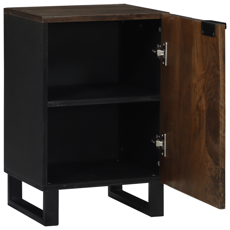 Badezimmerschrank 38x33.5x58 cm Massivholz Mango