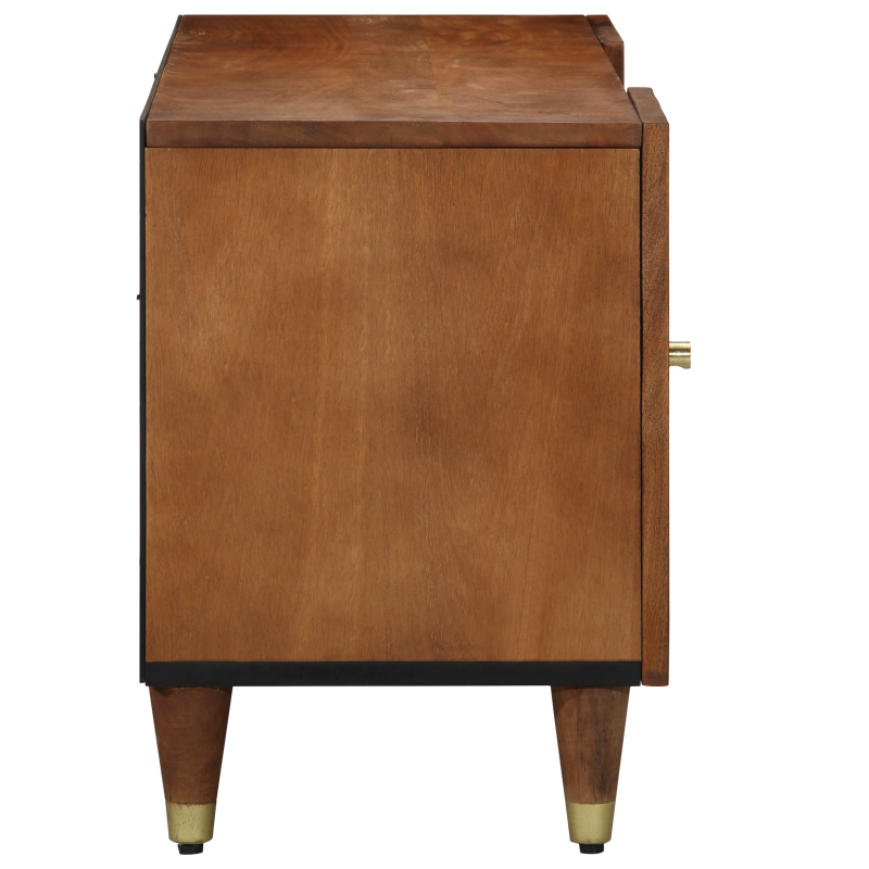 TV-Schrank 105x33x46 cm Massivholz Mango