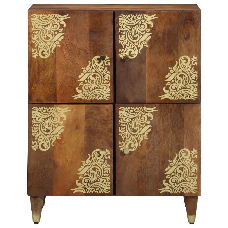 Sideboard Honigbraun Massivholz Akazie 60 x 33 x 75 cm Sideboard