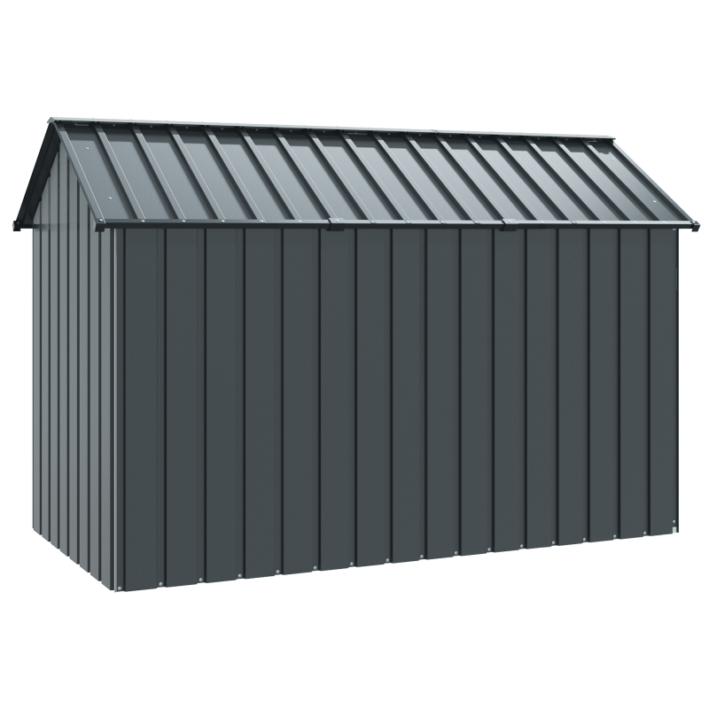 Vogelvoliere Anthrazit 112x215x141 cm Stahl