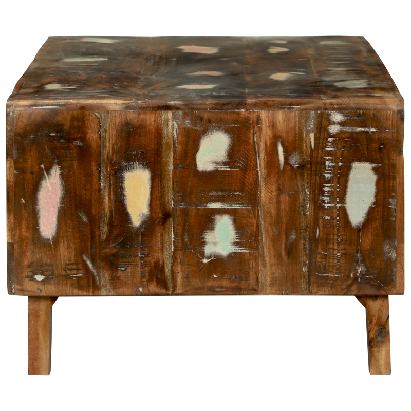 Couchtisch 90x50x35 cm Massivholz Altholz