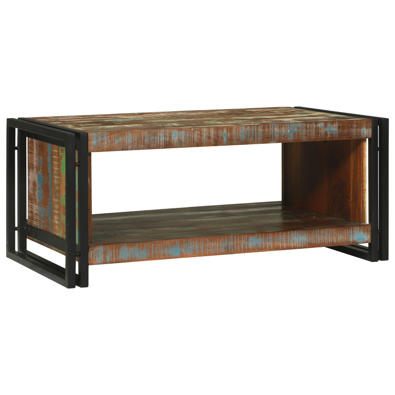 Couchtisch 90x50x38 cm Massivholz Altholz