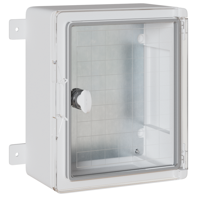 Kontrollschrank IP65 Wasserdicht Grau 25x13x30 cm ABS Kunststoff