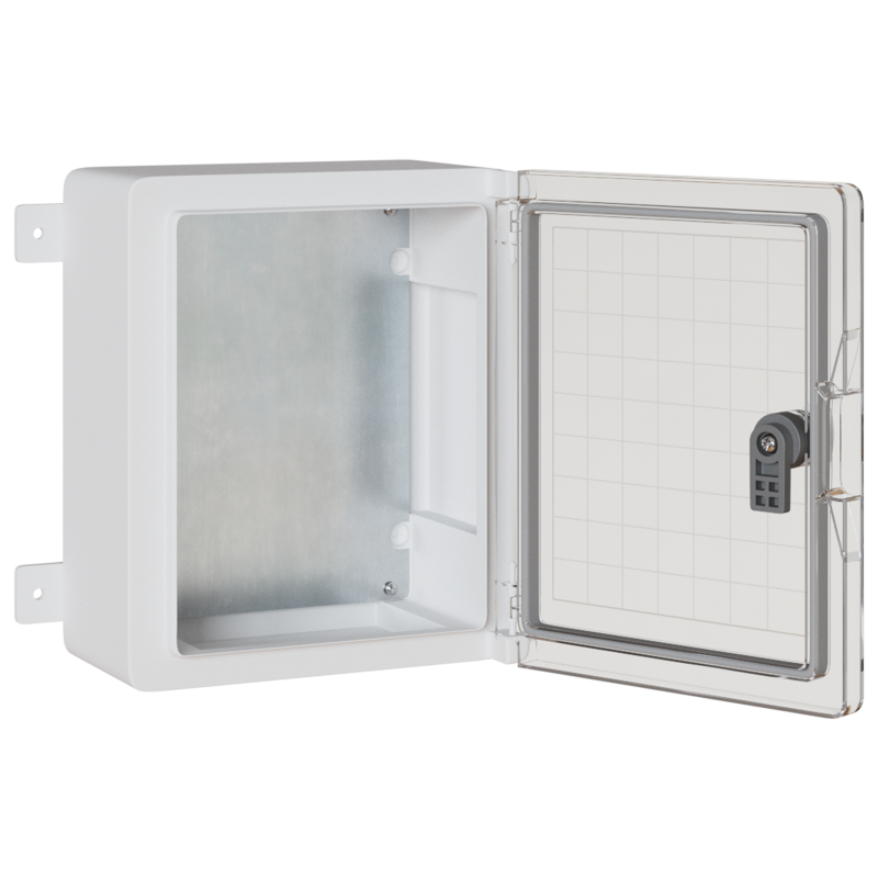 Kontrollschrank IP65 Wasserdicht Grau 25x13x30 cm ABS Kunststoff