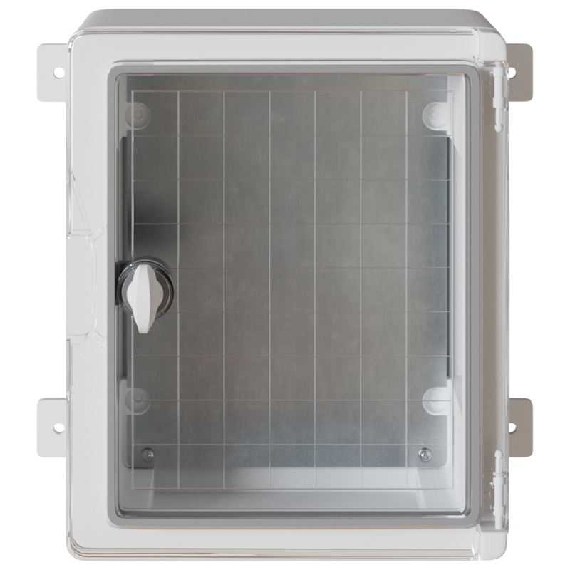 Kontrollschrank IP65 Wasserdicht Grau 25x13x30 cm ABS Kunststoff