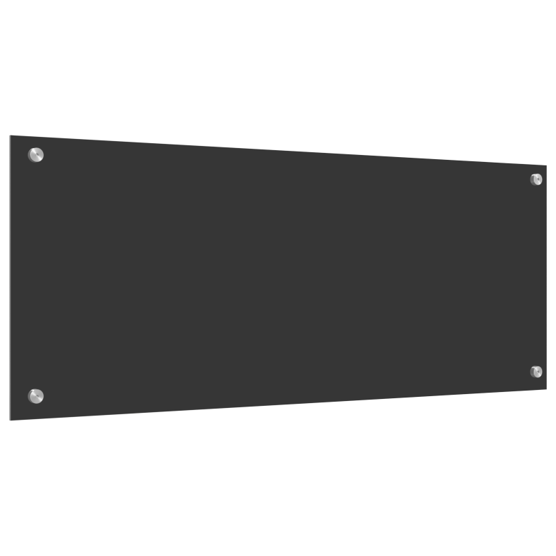 Küchenrückwand Dunkelgrau 100x40x0,6 cm aus Sicherheitsglas