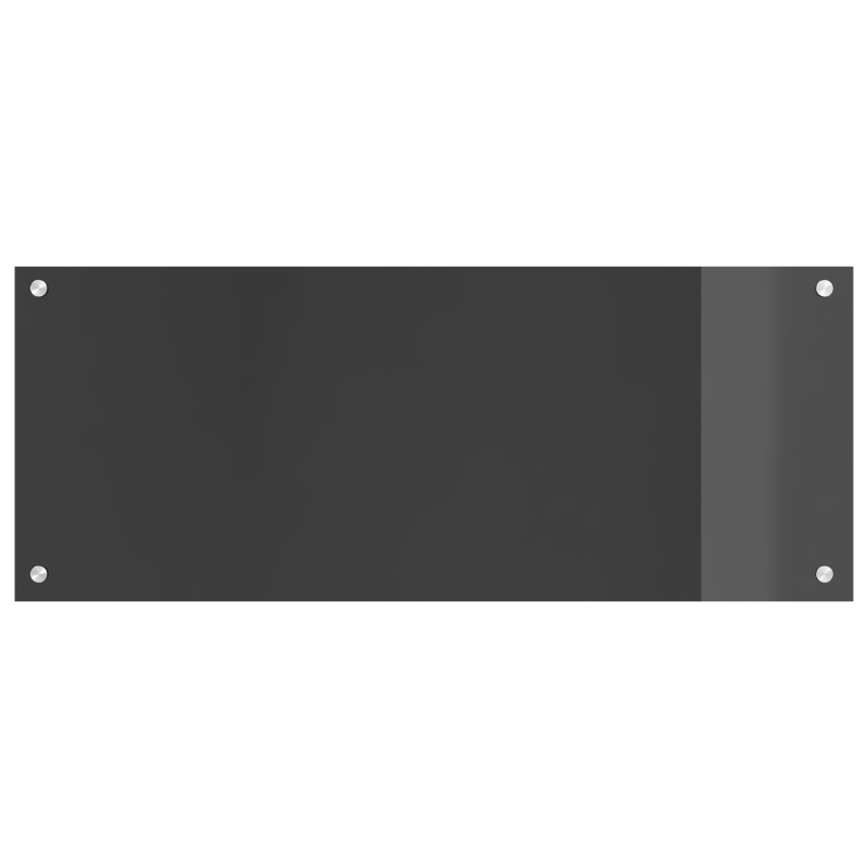 Küchenrückwand Dunkelgrau 100x40x0,6 cm aus Sicherheitsglas