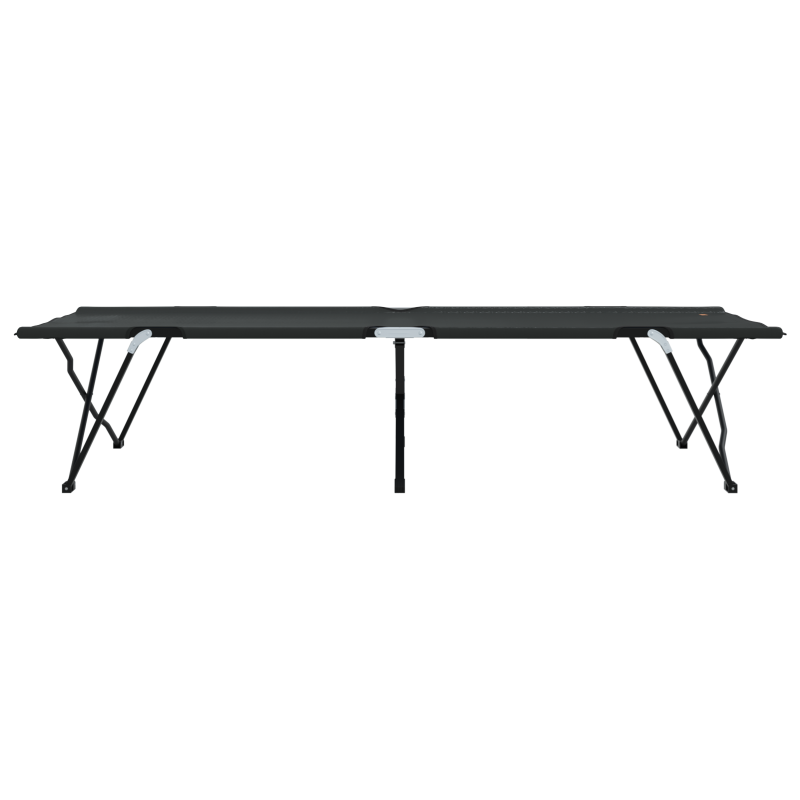 Klappbare Sonnenliege mit Tragetasche Schwarz 600D Oxford-Stoff