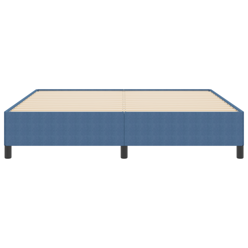 Bettgestell Blau 180x200 cm Cord-Stoff
