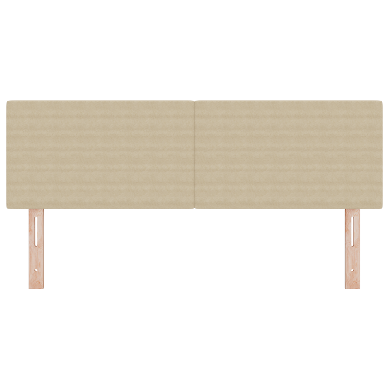 Kopfteil Einfache Gestaltung Lichtgrün Grau 160 cm Cord-Stoff