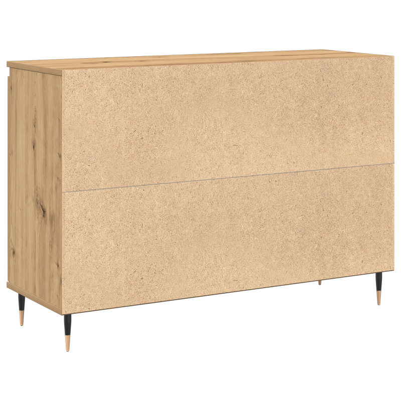 Sideboard mit Türen & Schubladen Artisan Eiche 101,5x35x70 cm