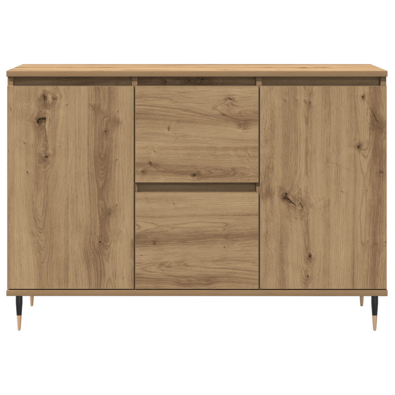 Sideboard mit Türen & Schubladen Artisan Eiche 101,5x35x70 cm