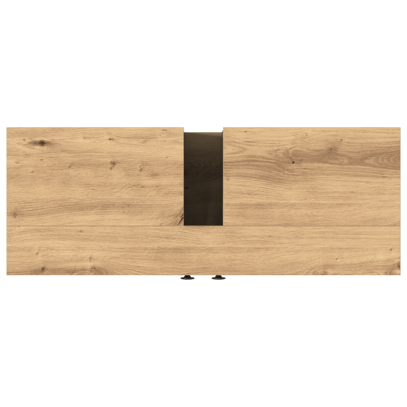Badezimmerwaschbeckenunterschrank Artisan Eiche 80x30x60 cm Holzwerkstoff