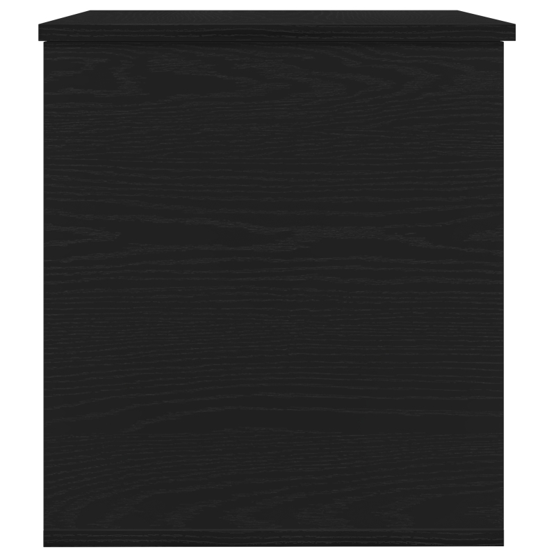 Aufbewahrungsbox mit Deckel Schwarz Eiche 60x42x46 cm Ingenieurholz