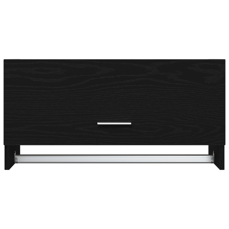 Kleiderschrank Schwarz Eiche 70x32,5x35 cm