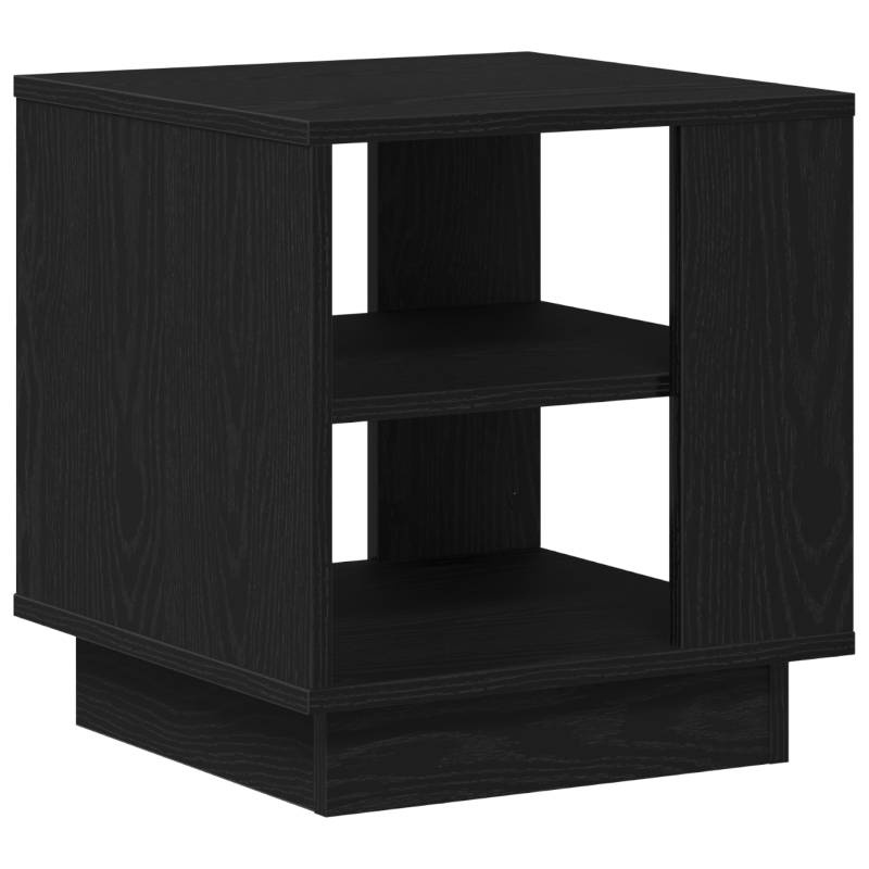 Couchtisch Schwarz Eiche 40x40x43 cm Holzwerkstoff