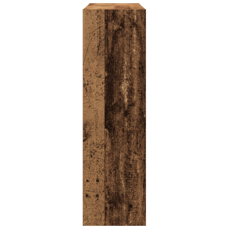 Bücherregal/Raumteiler - Rustikales Holz - 100x30x103cm - Holzwerkstoff