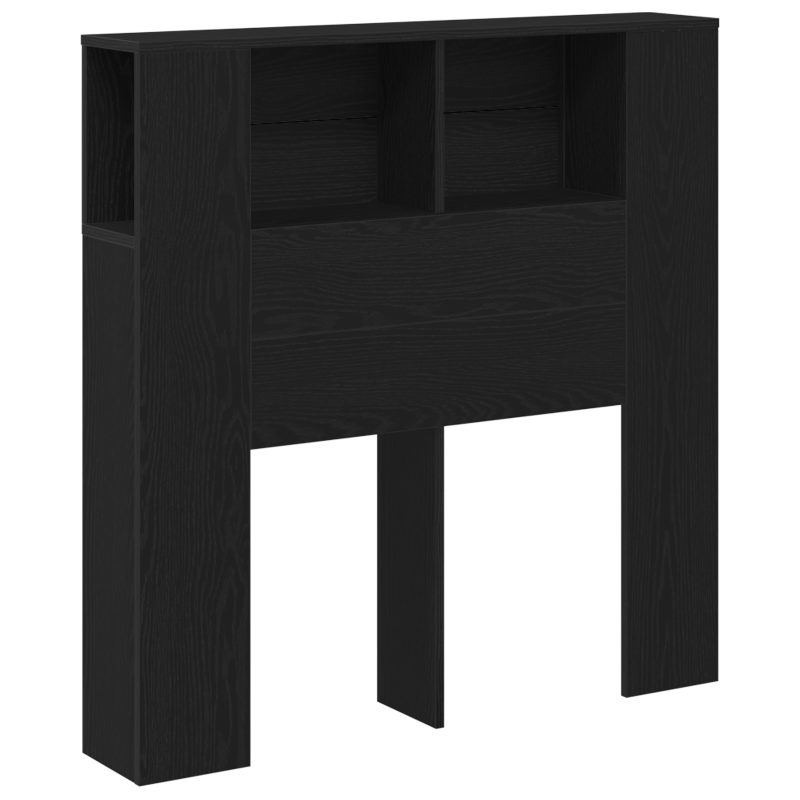 Kopfteilschrank Schwarze Eiche 100x19x104,5 cm Aus Holzwerkstoff