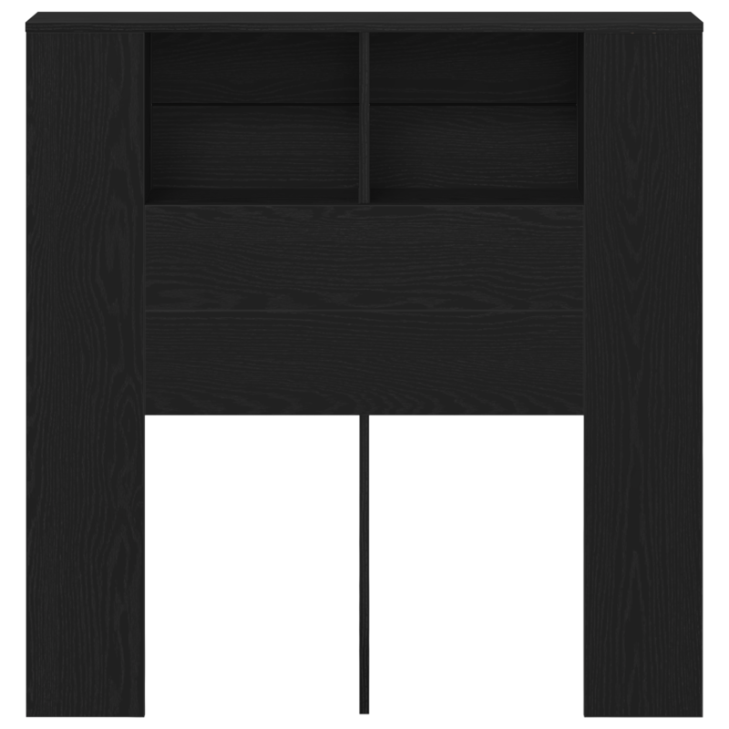 Kopfteilschrank Schwarze Eiche 100x19x104,5 cm Aus Holzwerkstoff