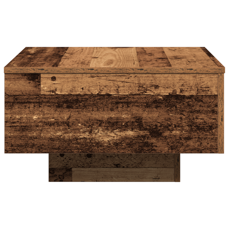 Couchtisch, Alter Holz, 55x55x31 cm, Hergestelltes Holz