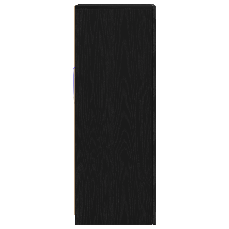 Sideboard mit LED-Lichtern Schwarz Eiche 41x37x100 cm