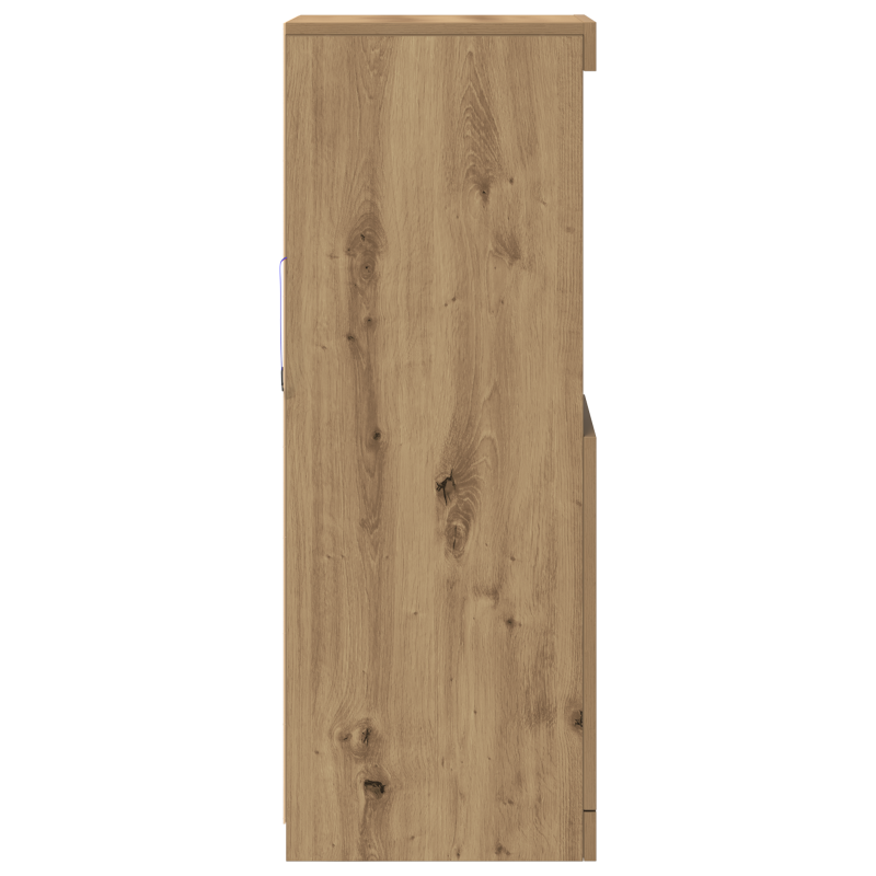 Sideboard mit LED-Lichtern Artisan Eiche 41x37x100 cm